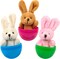 24 Pack Prefilled Easter Eggs with Stuffed Animals,3.15" Plastic Easter Eggs Filled with Bunny Toys,Perfect for Party Basket Stuffers Fillers